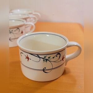 Vintage Mikasa Intaglio Annette Coffee Mugs, Set of 12